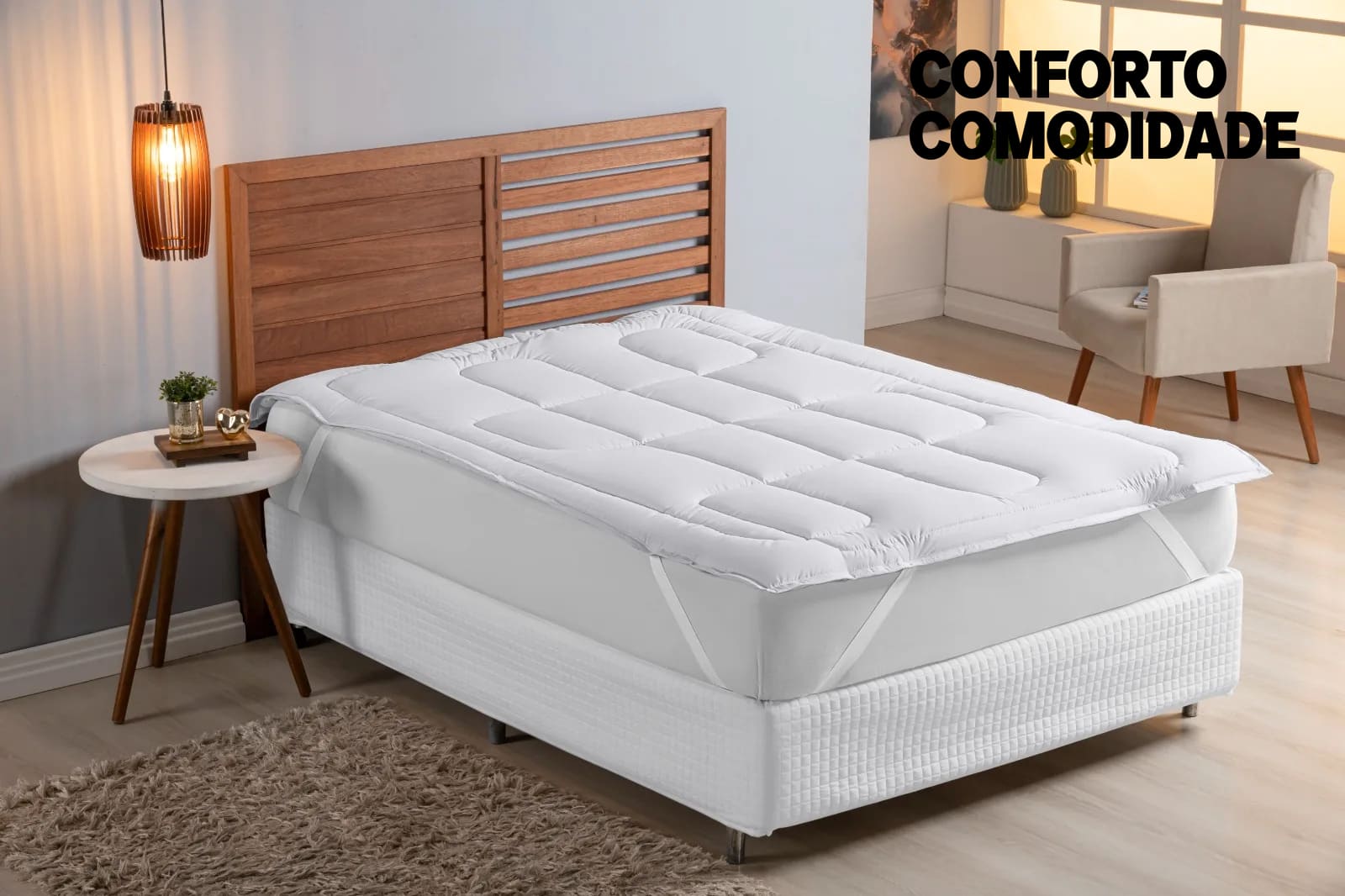 Pillow Top Extra Macio Protetor de Colchão
