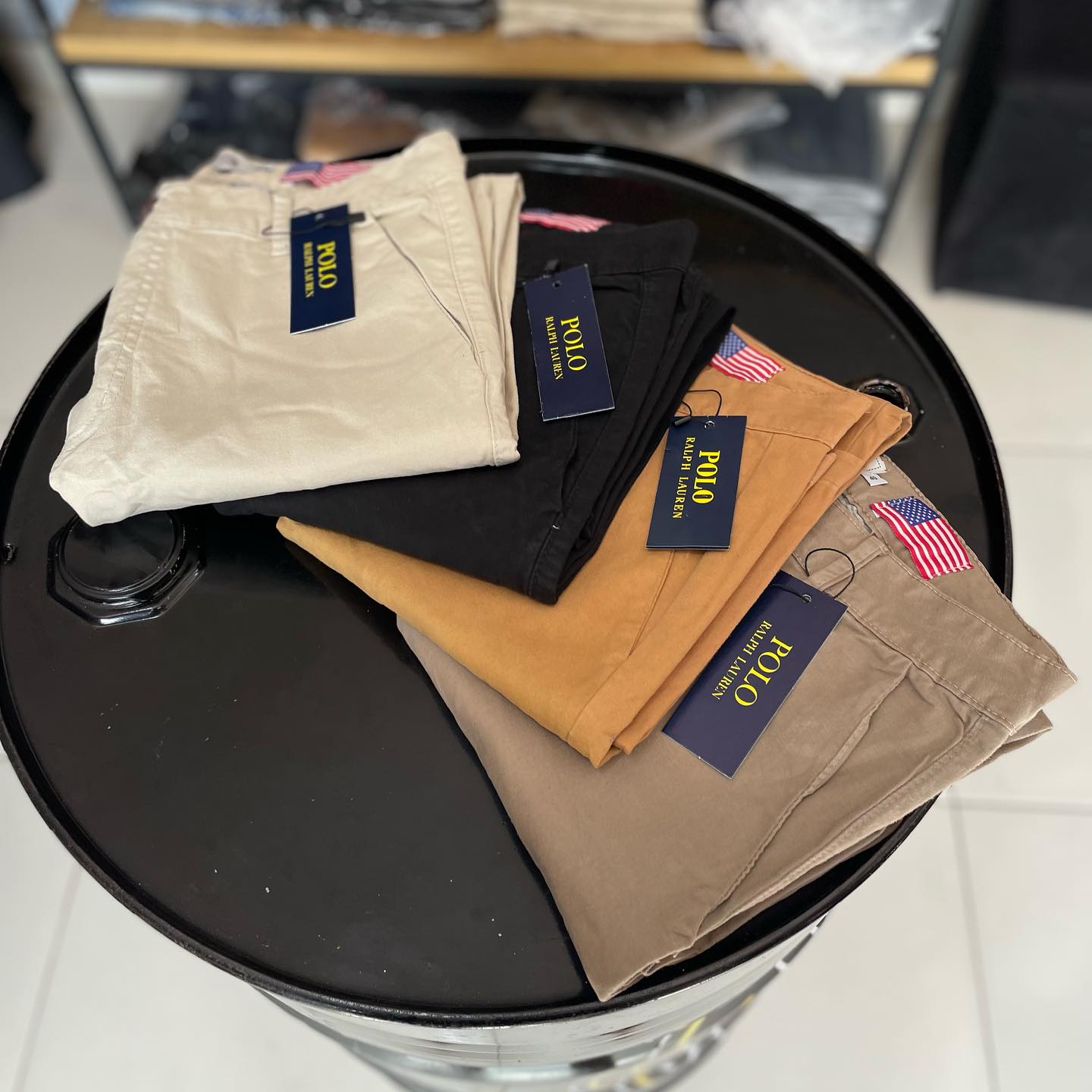 Kit com 5 Bermudas Sarja RL!