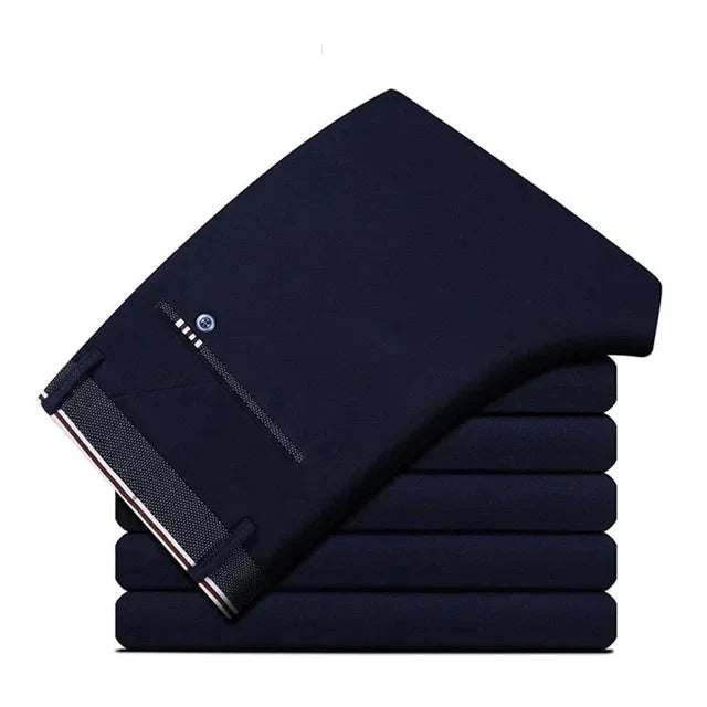 Calça Social Masculina Ultra-Stretch - Tecnologia Anti Amassado