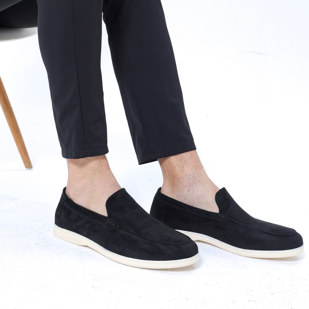 Mocassim Old Money de Camurça Masculino Vinnci