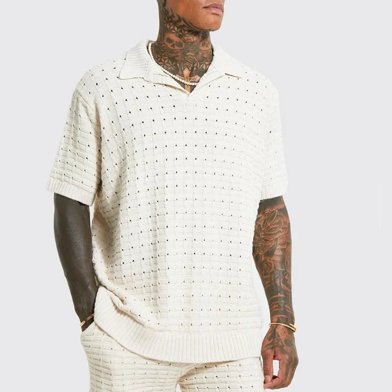 Camisa Masculina Tricô Elegance