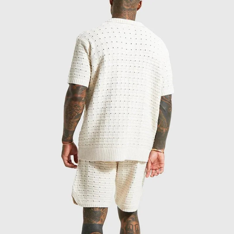 Camisa Masculina Tricô Elegance