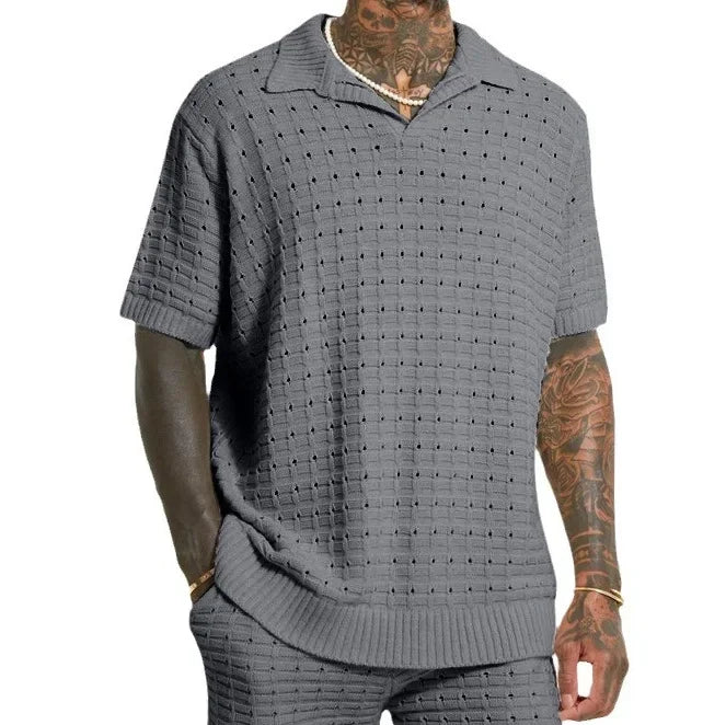Camisa Masculina Tricô Elegance