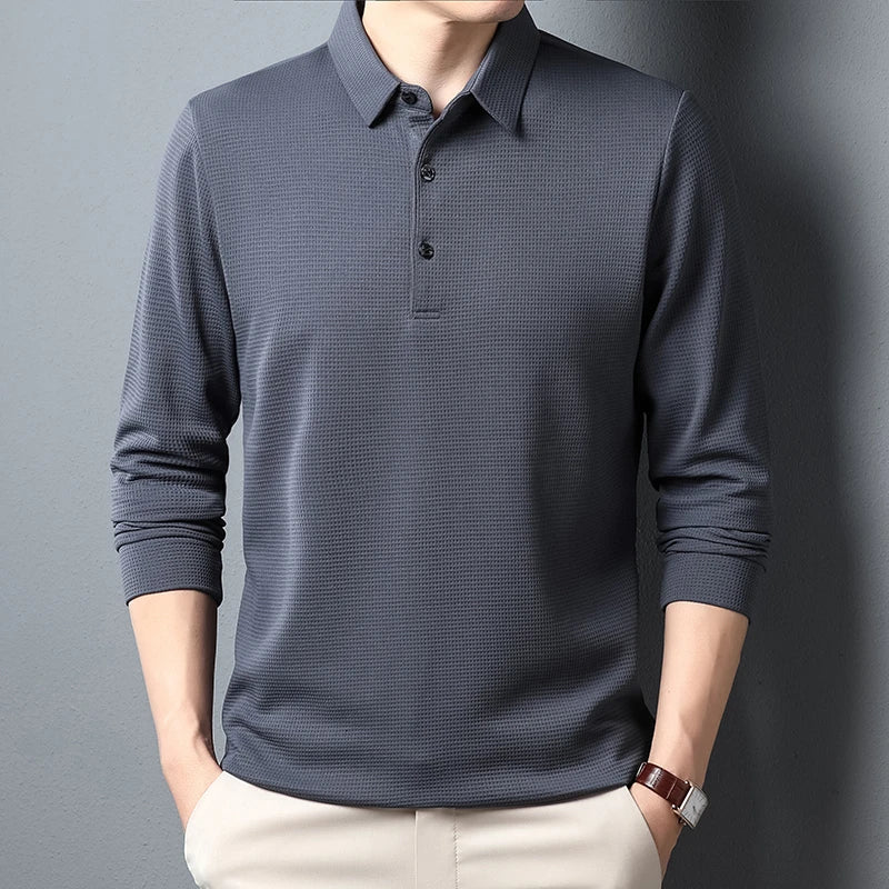 Camisa Polo Manga Longa Basic