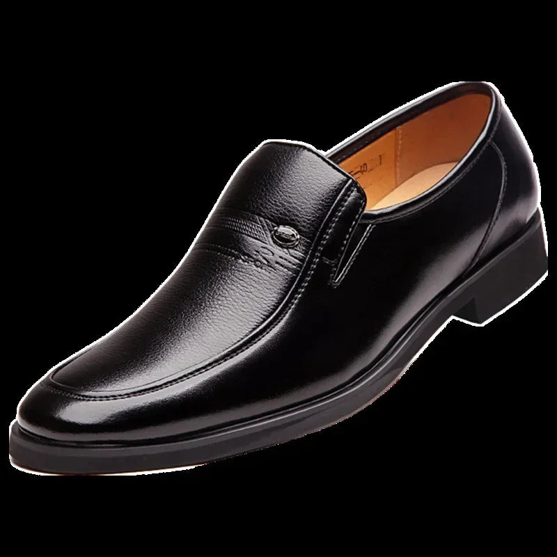 Sapato Social de Couro Slip Luxury