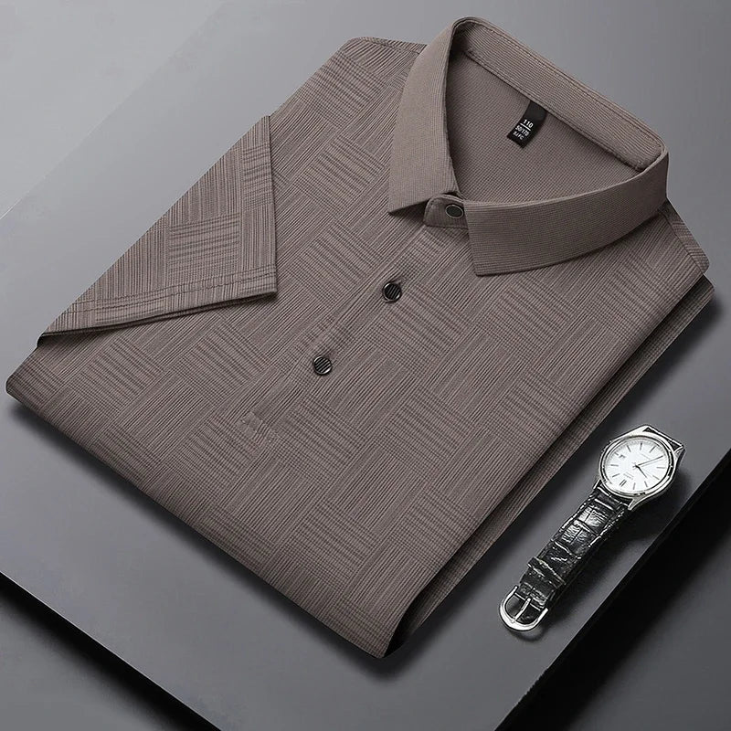 Camisa Polo Masculina Texture