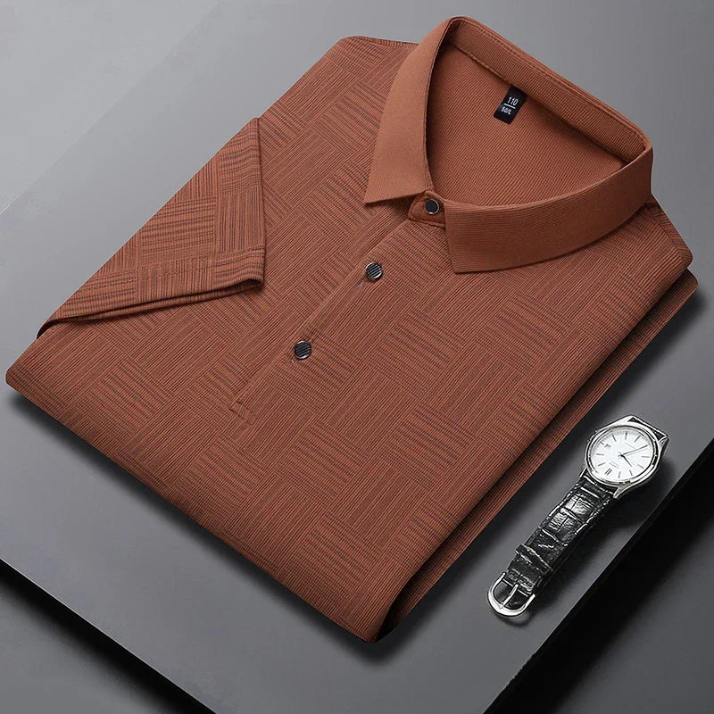 Camisa Polo Masculina Texture