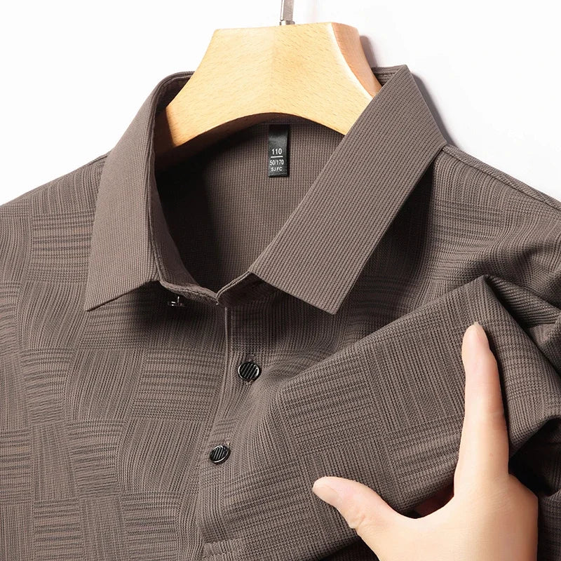 Camisa Polo Masculina Texture