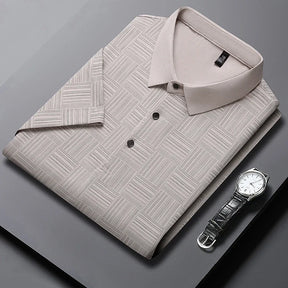 Camisa Polo Masculina Texture