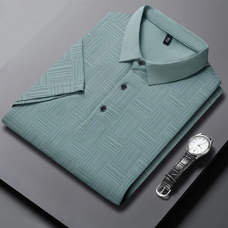 Camisa Polo Masculina Texture