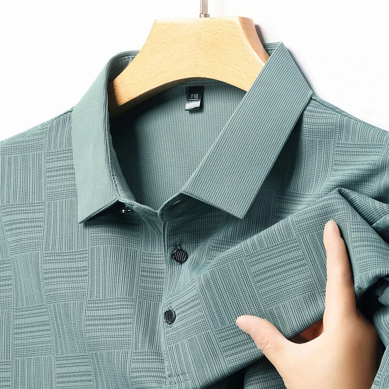 Camisa Polo Masculina Texture