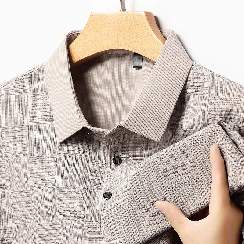 Camisa Polo Masculina Texture