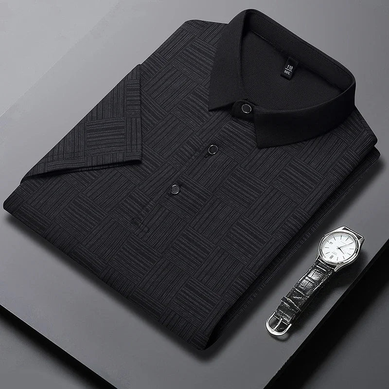 Camisa Polo Masculina Texture