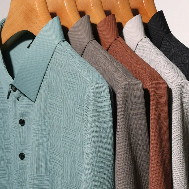 Camisa Polo Masculina Texture