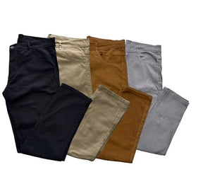 Kit 4 Calças Sarja com Elastano