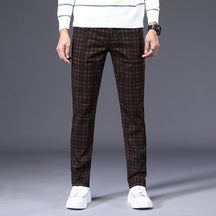 Calça Masculina Casual Xadrez