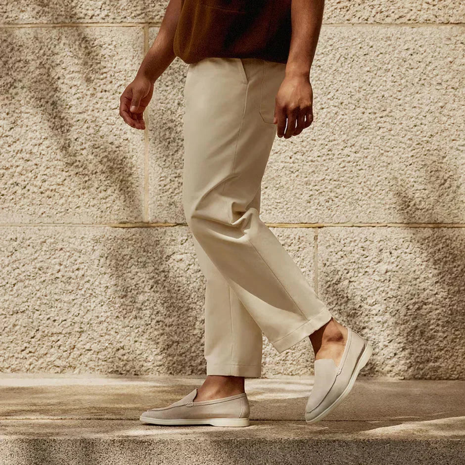 Mocassim Old Money de Camurça Masculino Vinnci