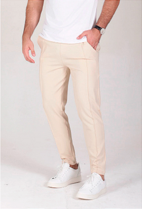 Calça Alfaiataria Slim Vidic Areia
