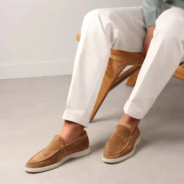Mocassim Old Money de Camurça Masculino Vinnci