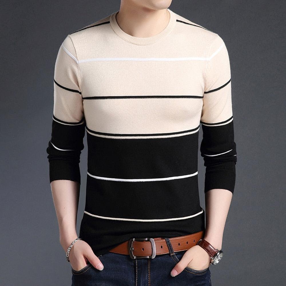 Suéter Masculino Listrado Classic